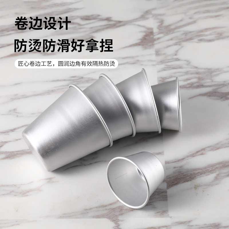 Aleación de aluminio occidental taza pudín taza pequeño molde de pastel hogar tazón molde de la torta herramienta para hornear B01 ~ B04 opcional