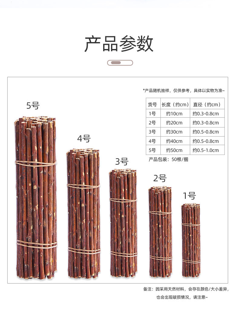 树枝装饰干枝幼儿园diy手工森林系墙面创意枯枝树枝造型条干造型详情7