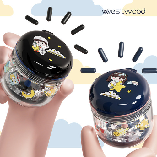 Amazon cross-border braces storage box, denture soaking box, transparent retainer storage and cleaning