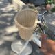 Children's Bicycle Basket Retro Imitation Rattan Basket Balance Car Woven Front Basket Baby Front Basket Accessories