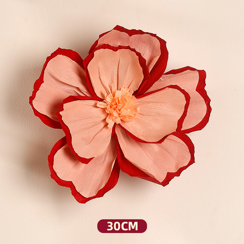 Flor arrugada decoración de la casa de bodas nueva casa de la cabecera de la cama de la mujer pared de fondo del dormitorio de los hombres sala de estar conjunto de flores