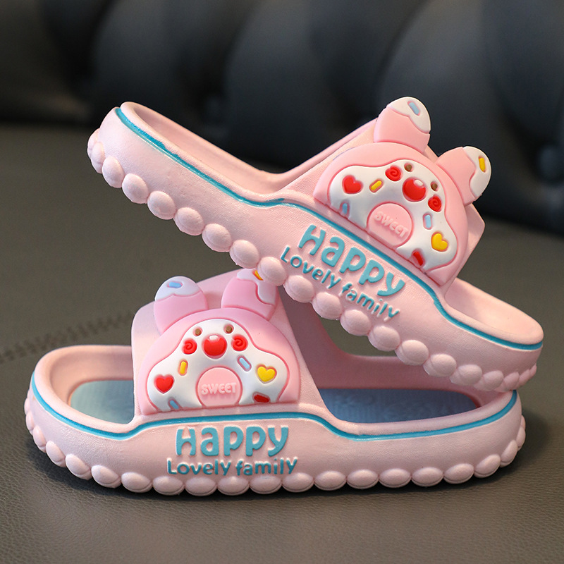 Zapatillas para niñas verano princesa Linda bebé interior casa niña Zapatillas para niños baño antideslizante Baño