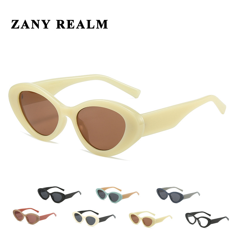 Nuevo estilo de Chanel retro gato ojo jalea gafas de sol personalidad cara redonda Pequeño Libro Rojo transfronterizo gafas de sol UV400 fabricante