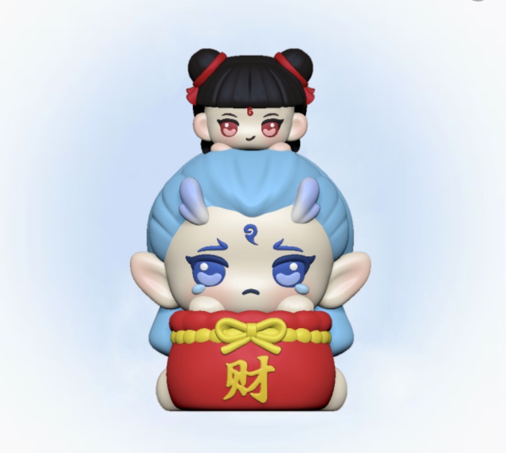 Ao Bing 펜 홀더 20cm 석고 인형 라텍스 몰드