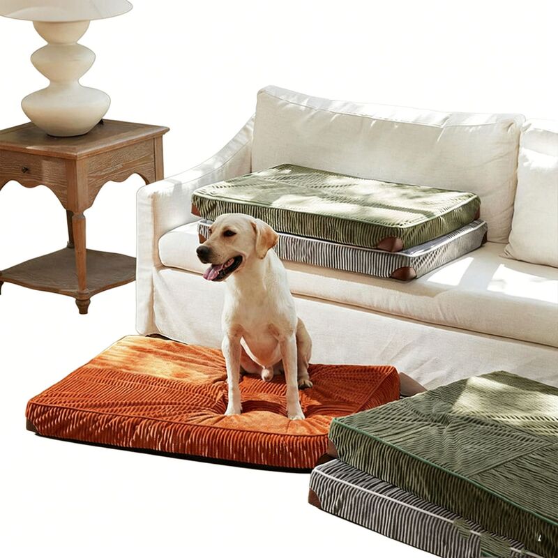 Cross-Border Trade Large Orthopedic Dog Bed, Detachable Waterproof Egg Foam Pet Mat, Plush Comfortable Pet Mattress Cross-Border Trade Large Orthopedic Dog Bed, Detachable Waterproof Egg Foam Pet Mat, Plush Comfortable Pet Mattress