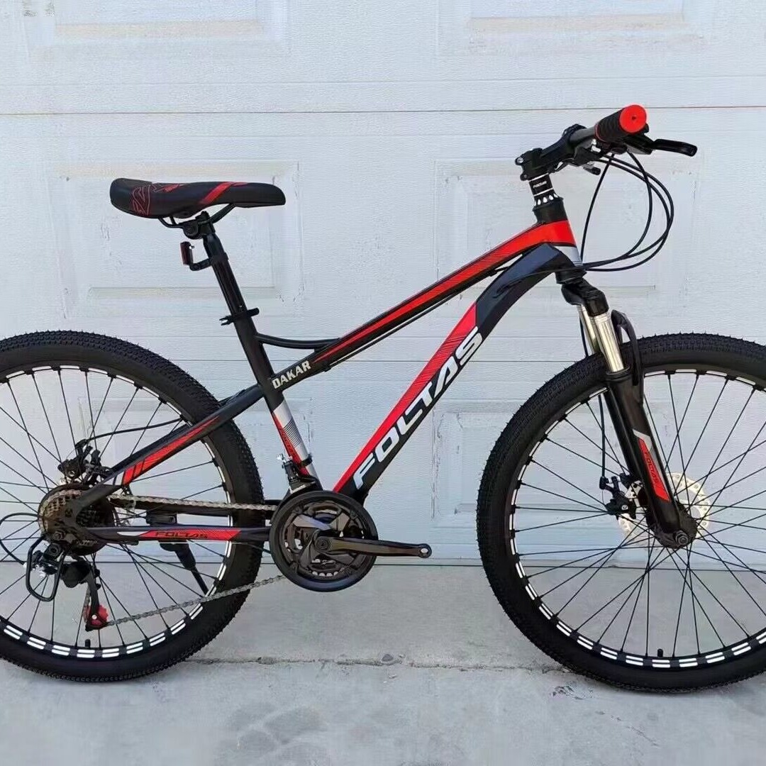 Bicicleta de montaña para adultos de 26 pulgadas al por mayor transfronteriza Bicicleta de velocidad variable de 24 pulgadas para hombres y mujeres Bicicleta de carretera Bicicleta de nieve