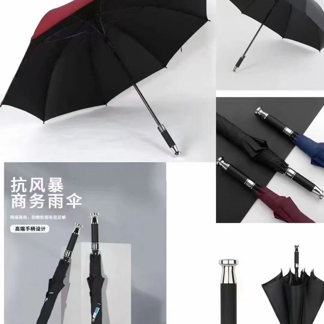 Rolls-Royce Same Style Golf Straight Umbrella Gift Umbrella Business Long Handle 4S Shop Car Umbrella Custom Logo Advertising
