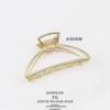 9.9CM curved gold