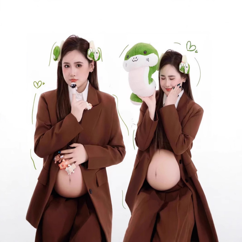 Photo Studio New Maternity Photo Clothing Simple Style Atmosphere Pregnant Mommy Home Art Photo Photography Clothes