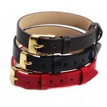 宽度10mm表带手链红绳手链时尚简约男女腕带手环皮带本命年红绳