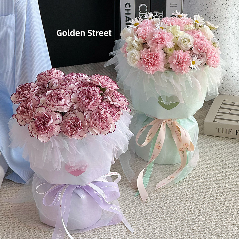 520 nuevo producto falda de pastel falda tutú hilo de dobladillo papel de embalaje de flores ramo de papel de embalaje hilo de flores papel de bricolaje