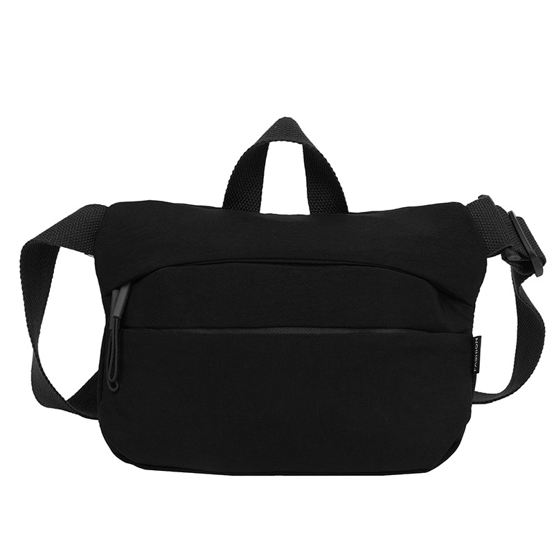 2025 nuevo bolso de nylon inclinado de moda nicho femenino sensación extranjera mochila de pecho de gran capacidad mochila de hombro