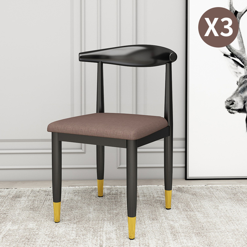 Mesa de comedor Silla de lujo hogar cuerno silla respaldo escritorio aprendizaje maquillaje simple moderno restaurante especial negociación silla