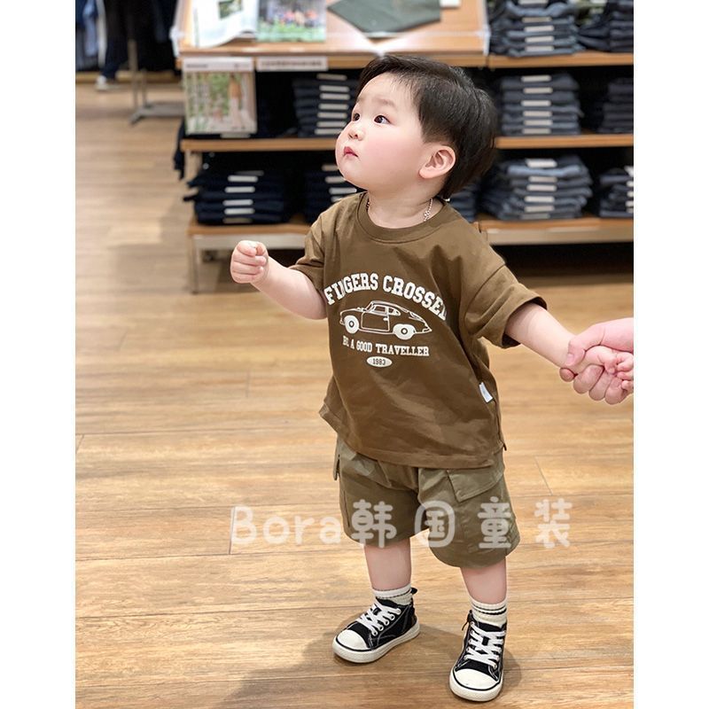年中クリアランス、男の子と女の子向けの高コストパフォーマンスTシャツ、夏用子供用半袖コットン（返品不可//レビューなし1|undefined