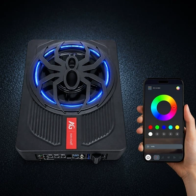 Car speaker/subwoofer modified spider with lights - 10inch-app-version-with-light