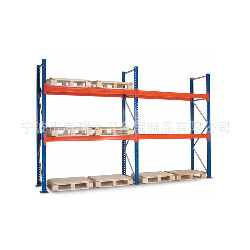 厂家大型仓库重型横梁式放置托盘货架 可出口货架商用置物