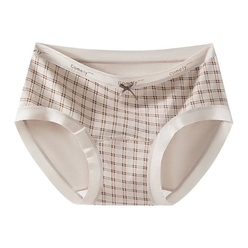 2025 nueva serie con estampado de leopardo pequeño, entrepierna de algodón puro, entrepierna antibacteriana, cintura media, sin costuras, cadera, calzoncillos de mujer sexy