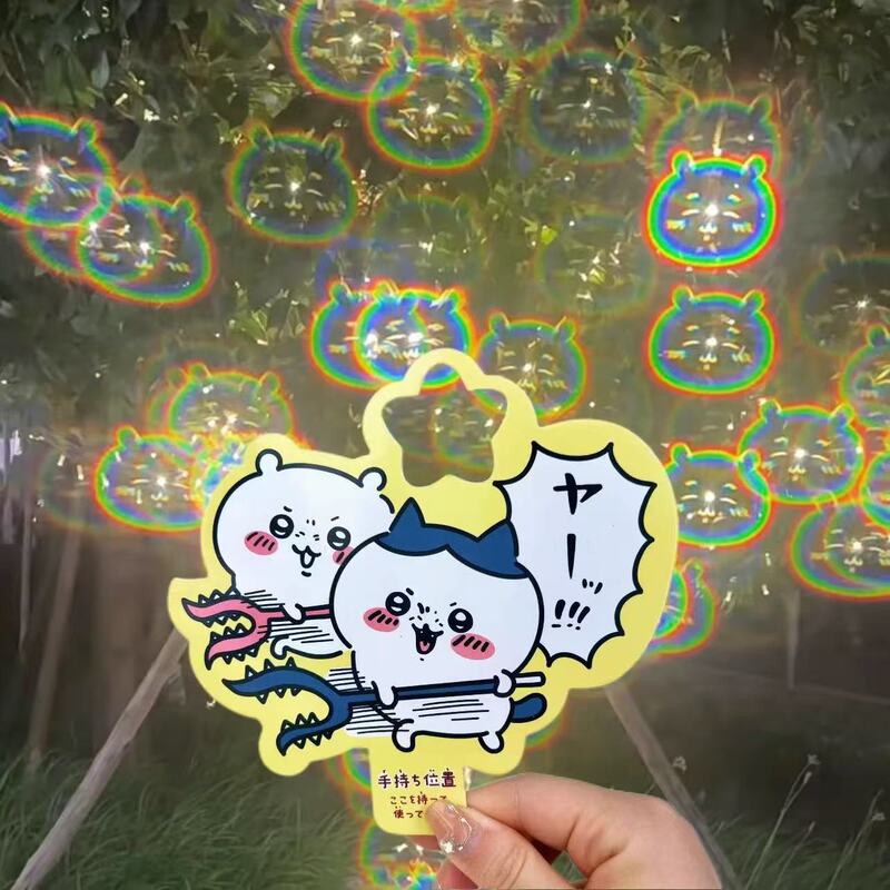 Customized Cartoon Diffraction Cards, Pet Colorful Anime Star Concert Filter Lenses, High-Quality Photo Glasses with Special Effects