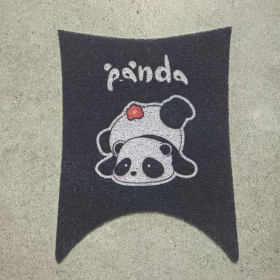 Electric vehicle foot mat — Cartoon Foot Mat Decorative Accessories - slip-panda-no-9-q385c