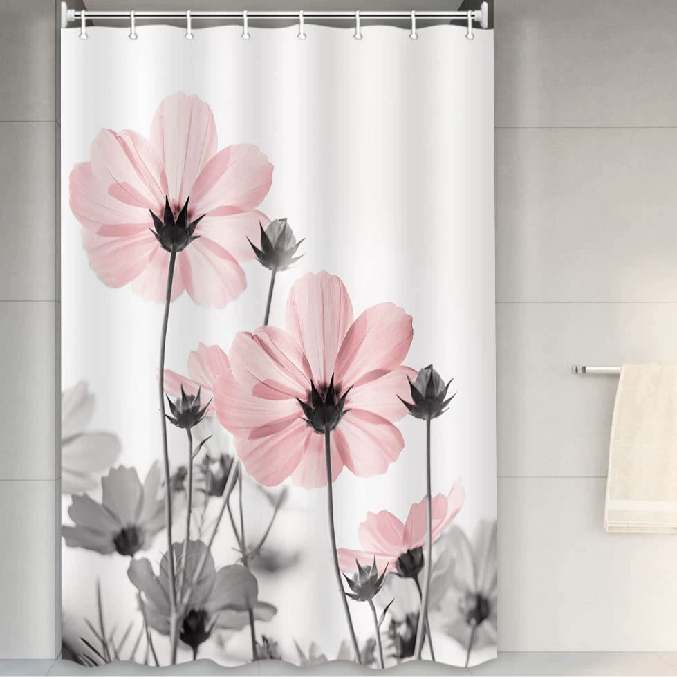 Fuchsia curtain, elegant design set