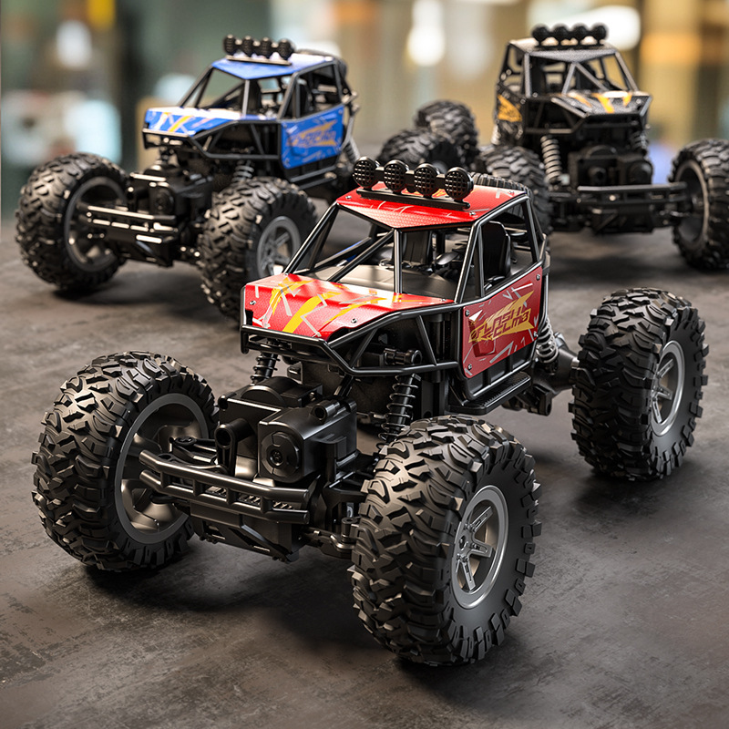 Children's toy remote control off-road climbing car charging high speed drift big foot racing model boy birthday gift
