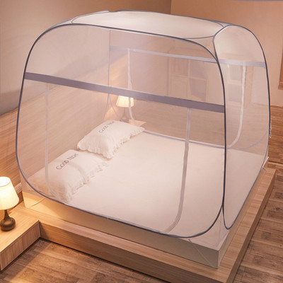 新品蒙古包蚊帳免安裝家用防塵跨境宿舍上下鋪可折疊戶外工廠發A