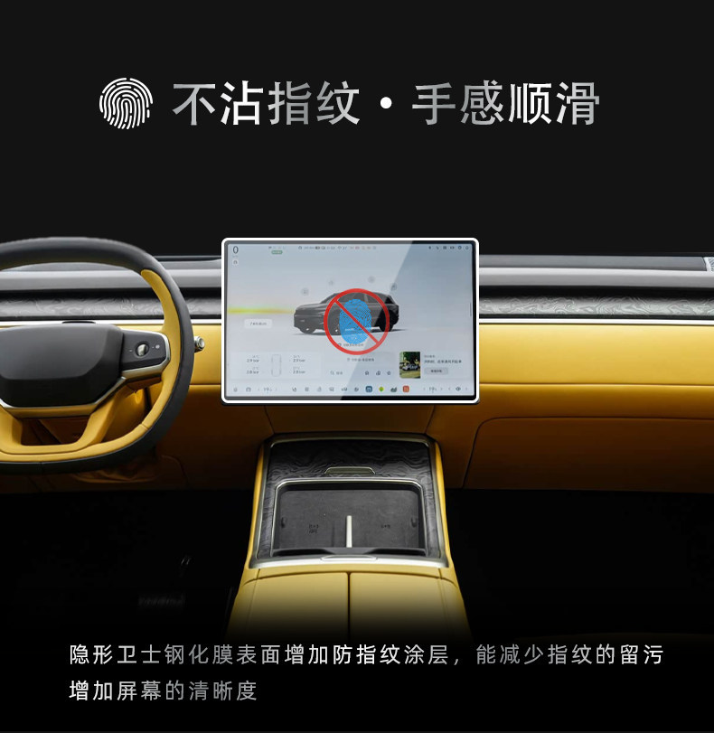 Suitable for 26 Models of Ledao L80 Central Control Navigation Instrument Interior Display Screen Protective Tempered Film Car Interior Accessories