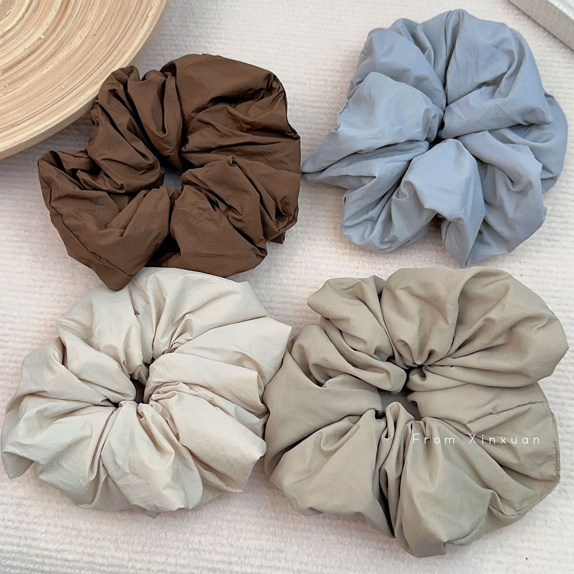 Maxi elastico per capelli donna accessorio stile scrunchie_voghion.com