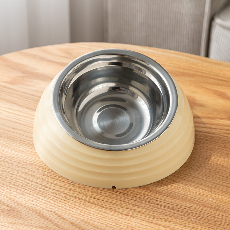 Nuevo cuenco de gato con forma de caracol, cuenco de comida lenta, bebida de agua para mascotas, comida para gatos, doble cuenco anti-derramamiento, agua y alimentos.