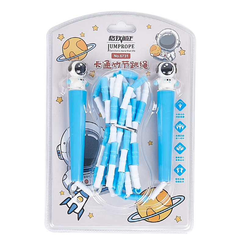 Estudiante examen físico examen saltar cuerda modelado creativo cabeza de goma suave cuerda de saltar dibujos animados cuerda de saltar niños entrenamiento saltar cuerda