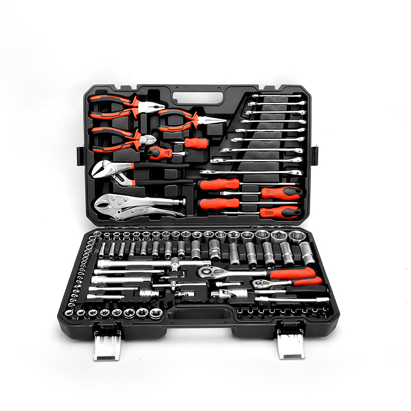 Combinación de conjunto de herramientas de reparación de automóviles, reparación de automóviles, caja de herramientas de reparación y reparación de automóviles, combinación multifuncional de llave de tubo de trinquete