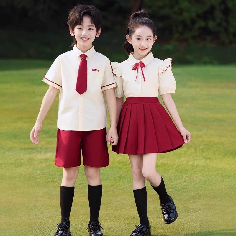 61儿童合唱演出服幼儿园毕业照小学生诗歌朗诵啦啦队才艺表演服