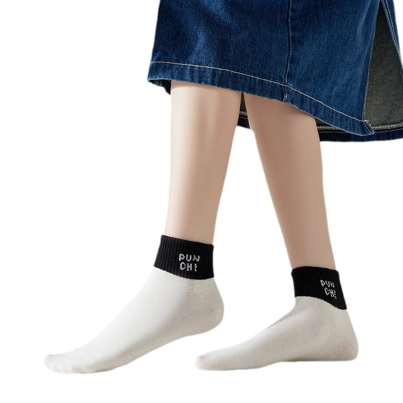 Calcetines Cortos de Moda para Mujer de Zhuji Hosiery, Primavera y Otoño, Calcetines Cortos al Tobillo al por Mayor, Calcetines de Verano para Chicas, Calcetines de Alta Calidad