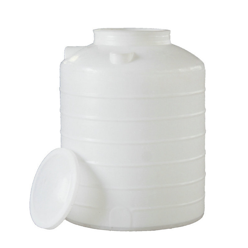白色3吨塑料水塔 3000L圆型塑料储水桶3立方PE塑胶水箱污水桶