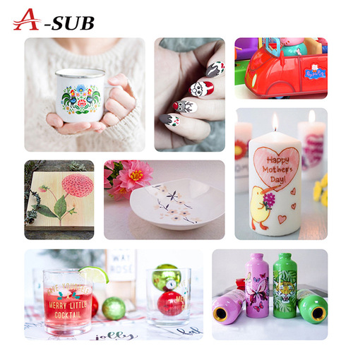 Factory Direct Sales A-SUB Water-based Inkjet A4 Water Transfer Sticker Logo Printing Paper Ceramic Mug Water Transfer Sticker 