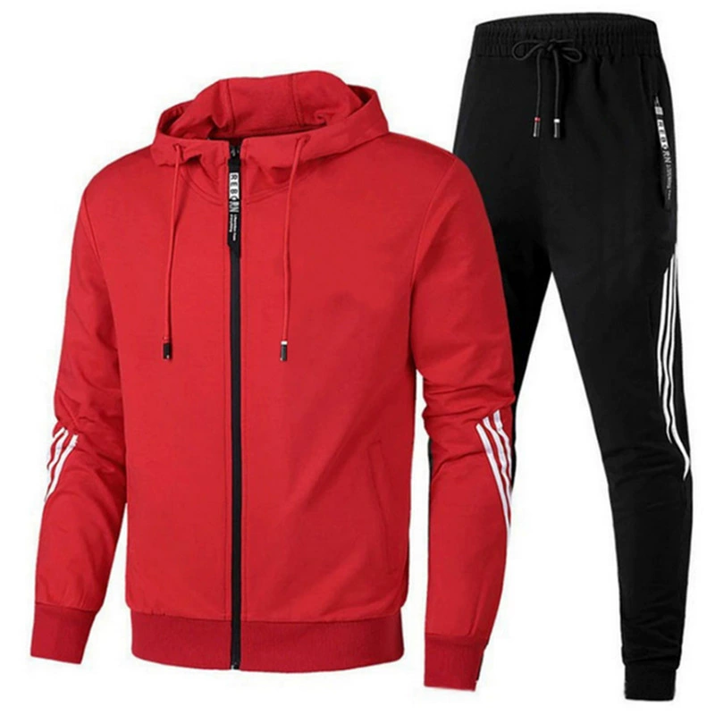 Sports suit, set with zipper, jacket for men and women, for import, European style, for running