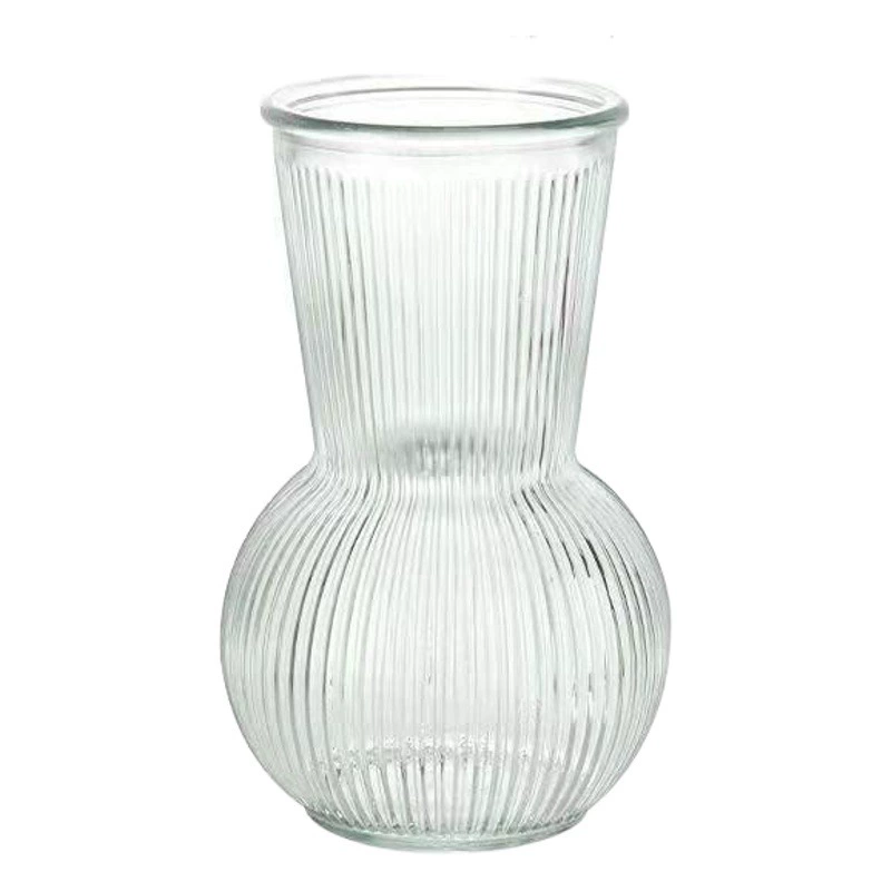 Креативная ПРОСТАЯ ПРОЗРАЧНАЯ большая стеклянная ваза для рта Стиль Свежие цветы Лили Роза Гостиная Украшение дома