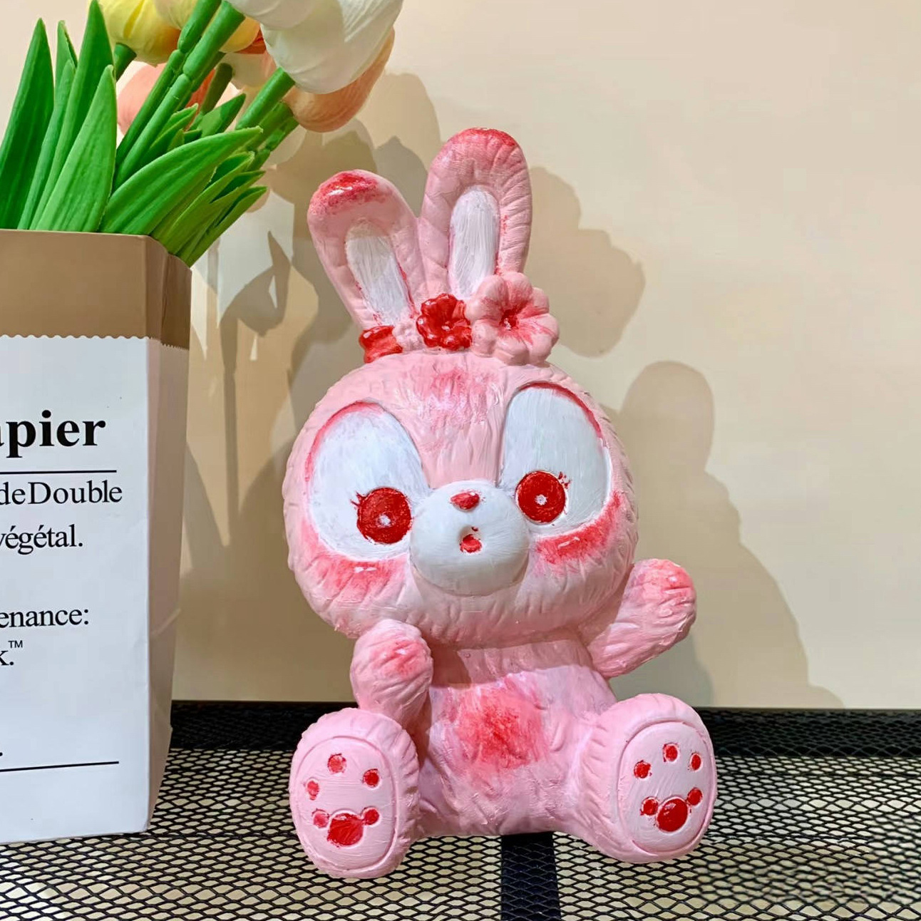 Gato y ratón Tom gato yeso muñeca mercado nocturno lindo gato 3d puesto de pintura tridimensional niños dibujos animados para colorear