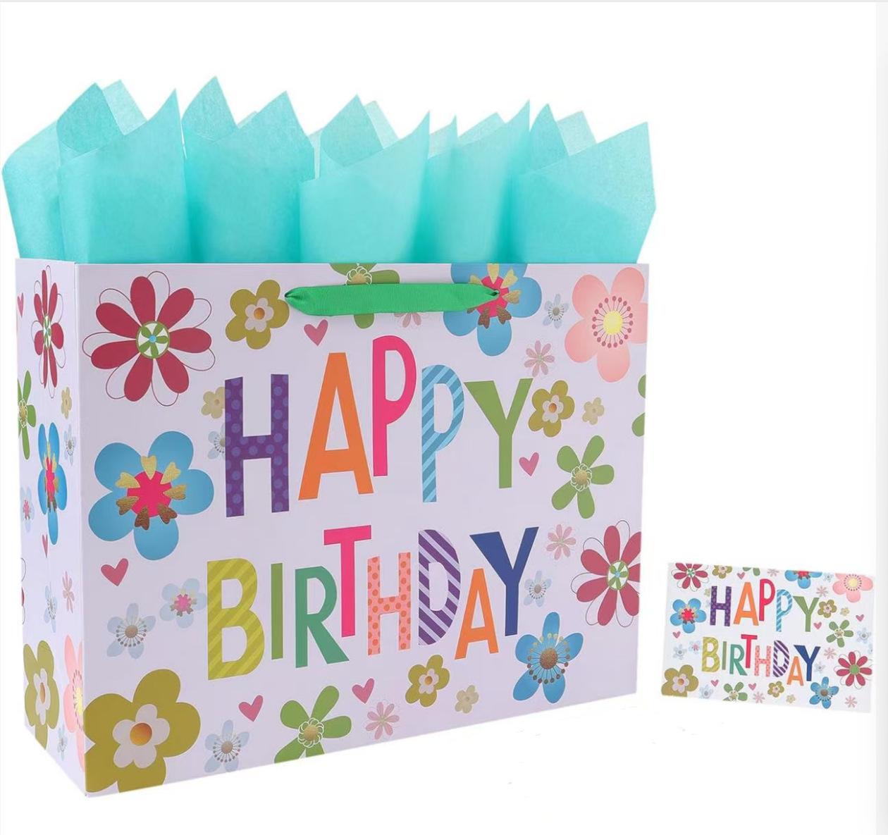 생일 02; 흰색 카드 용지; 33cm(길이) x 12cm(폭) x 26cm(높이)