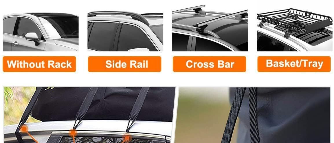 Roof luggage bag, waterproof and wear-resistant, for outdoor use, large capacity