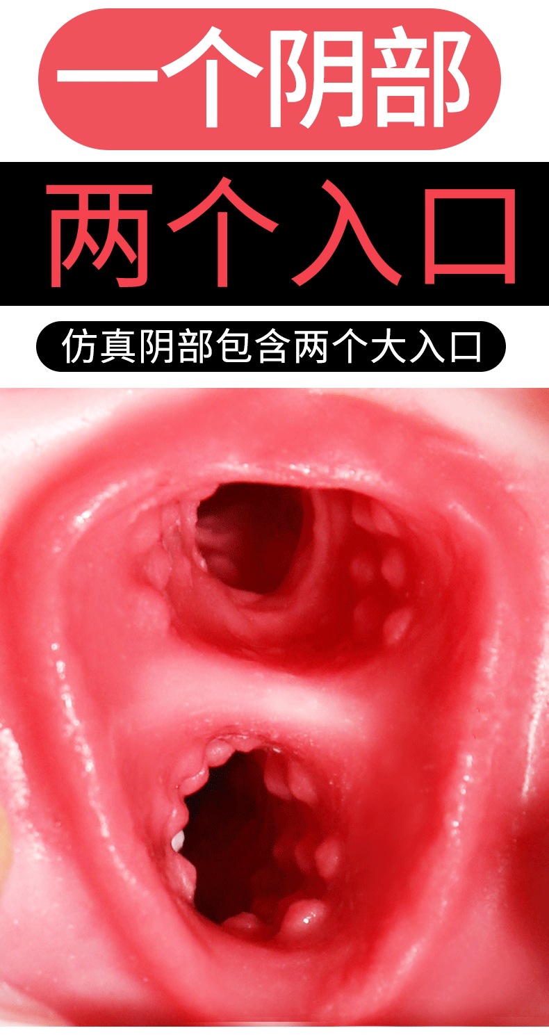TPE Male Masturbator Cup with Inverted Mold Design, Multi-Channel Half-Body Doll — detail image 7