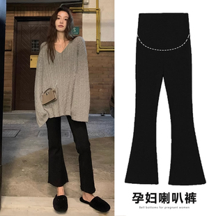 Maternity Spring Flared Jeans Spring and Summer Thin 2025 New Outerwear Pregnancy Non-Tightening Leggings