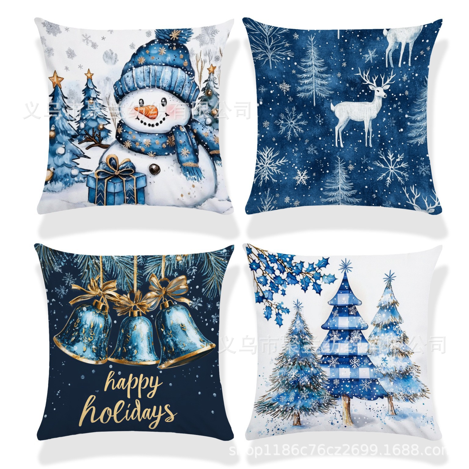 Navidad encontrada explosión abrazo funda de almohada festivales conejo alce decoración sofá atmósfera sensación de lino funda de cojín al por mayor image 32