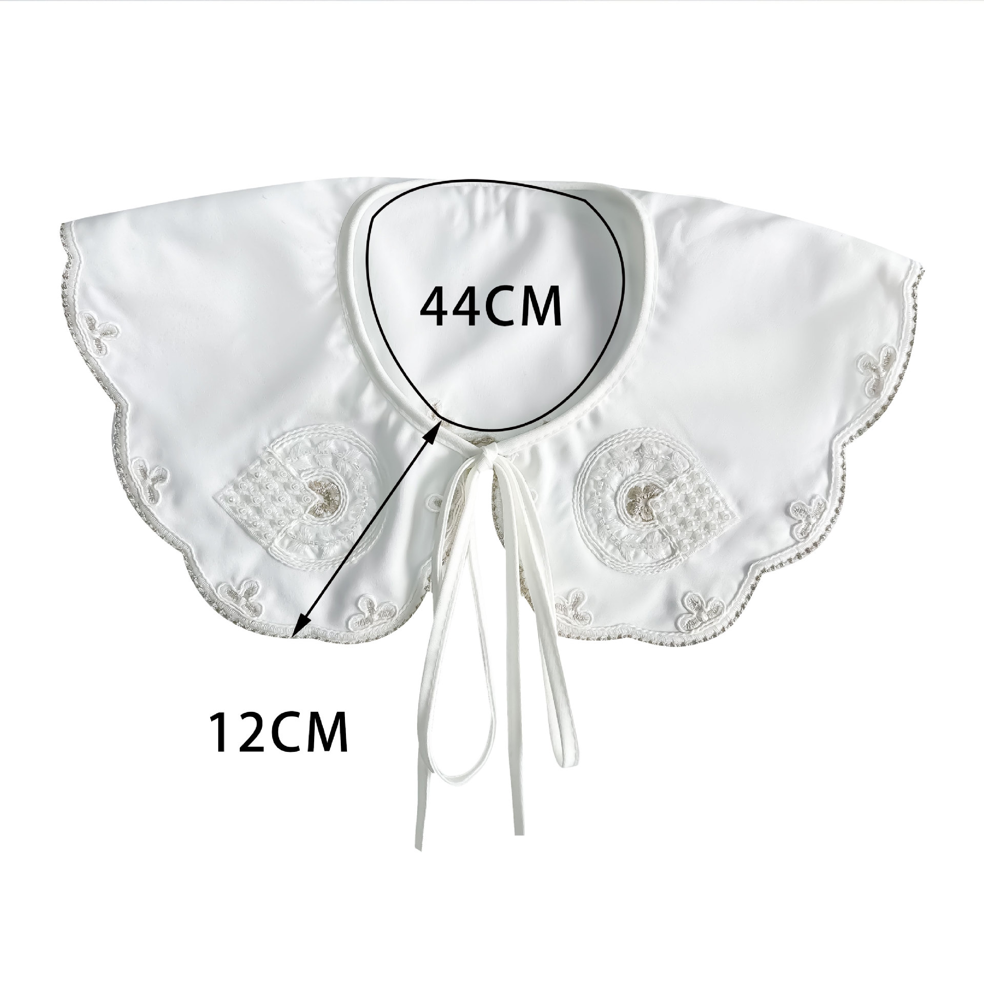 Moda coreana pequeña capa de estilo de loto gran solapa de encaje de alta calidad collar falso nube hombro hombro al por mayor
