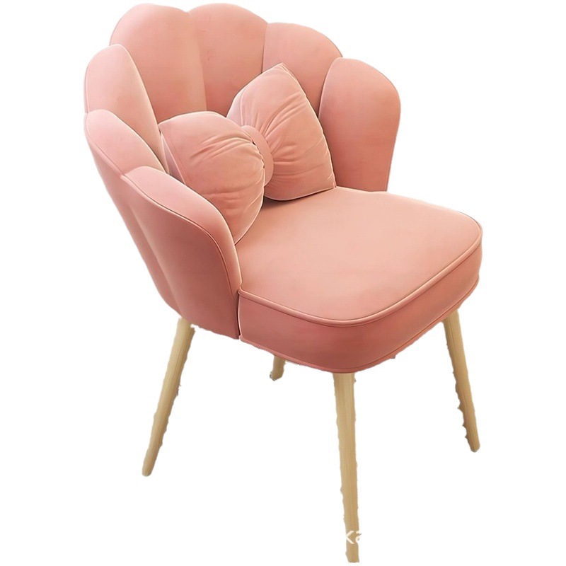 Makeup Chair home comfortable long-sitting simple nail petal stool light luxury senior girl bedroom dressing table chair