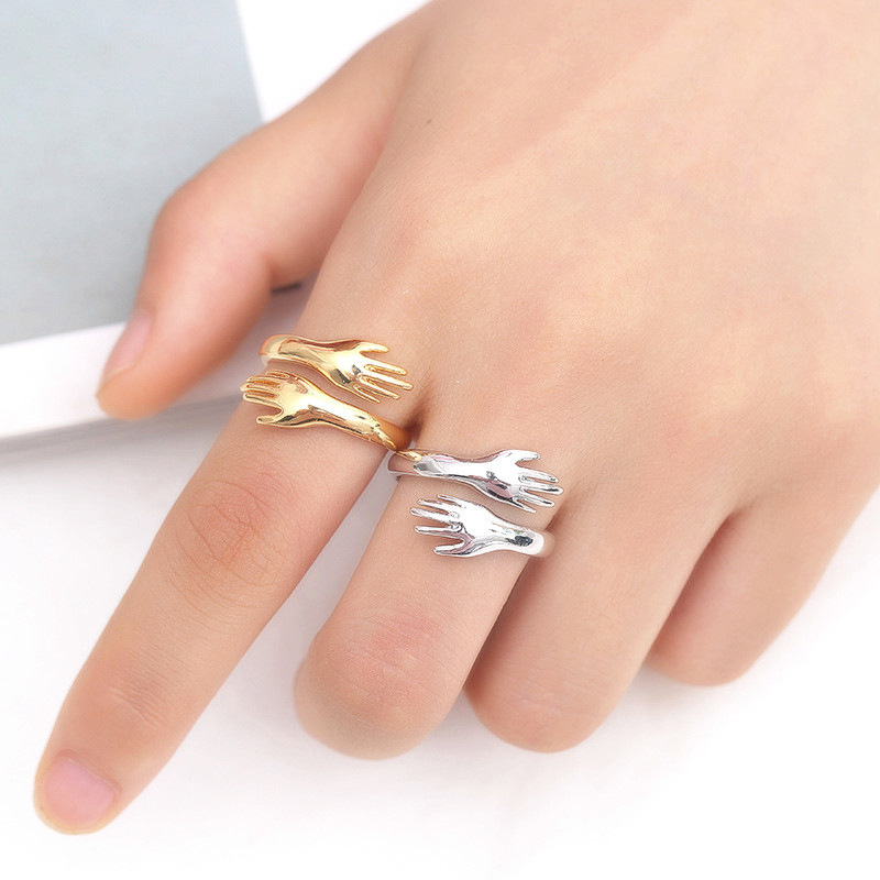 Adjustable Ring Size Wholesale Jewelry Casual Simple Style Hand 304 Stainless Steel Plating Rings