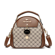 大容量女士手机包多层2025新款百搭时尚斜挎包小圆包软皮单肩包潮