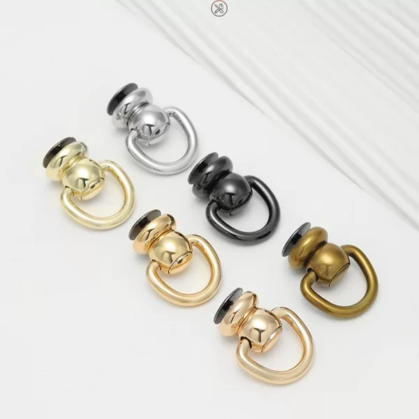 Lipstick bag modification without Hook bag modification punching bag side hanging buckle diy rotating monk head