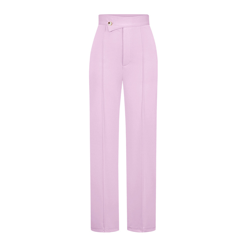 Women's Daily Street Casual Solid Color Full Length Straight Pants display picture 19