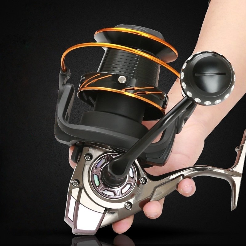 ↑ brazo oscilante único metálico / pie de nylon (rueda única) - Fish wheel - 9000 - lista obligatoria